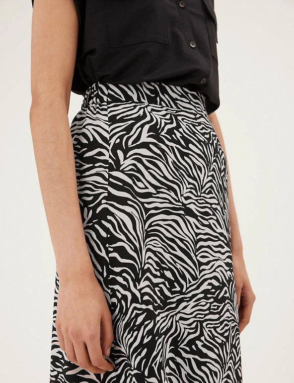 Best Pirce π M&S Collection π Skirts Animal Print Lace Trim Midi A-Line π Skirt π₯ 3 Best Pirce π M&S Collection π Skirts Animal Print Lace Trim Midi A-Line π Skirt π₯ - Image 3