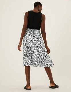 Hot Sale โญ M&S Collection ๐ Skirts Animal Print Pleat Midi Asymmetric ๐ Skirt ๐งจ 9 Hot Sale โญ M&S Collection ๐ Skirts Animal Print Pleat Midi Asymmetric ๐ Skirt ๐งจ -New In Womens Sales 2022 SD 01 T69 3295 Y4 X EC 2