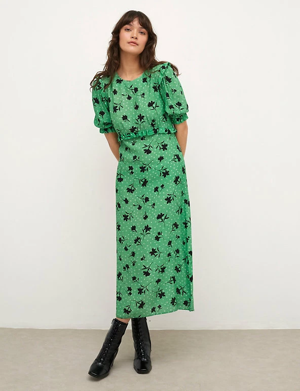 Deals βοΈ Nobody's Child π Dresses Floral Frill Detail Midaxi Tea π Dress β€οΈ 1 Deals βοΈ Nobody's Child π Dresses Floral Frill Detail Midaxi Tea π Dress β€οΈ