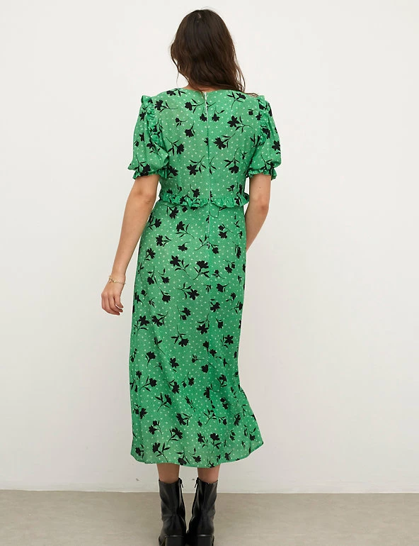 Deals βοΈ Nobody's Child π Dresses Floral Frill Detail Midaxi Tea π Dress β€οΈ 4 Deals βοΈ Nobody's Child π Dresses Floral Frill Detail Midaxi Tea π Dress β€οΈ - Image 4