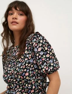 Cheapest 🌟 Nobody's Child 👗 Dresses Floral Round Neck Midaxi Tea 👗 Dress 👍 -New In Womens Sales 2022 SD 01 T82 2913 ZZ X EC 2