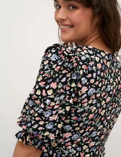 Cheapest 🌟 Nobody's Child 👗 Dresses Floral Round Neck Midaxi Tea 👗 Dress 👍 -New In Womens Sales 2022 SD 01 T82 2913 ZZ X EC 4