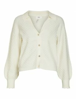 Cheap 💯 OBJECT Cardigans Knitted V-Neck Relaxed Cardigan 😀 -New In Womens Sales 2022 SD 01 T82 4731 K0 X EC 90