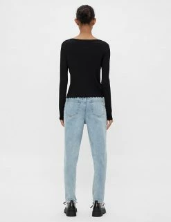 Flash Sale ⌛ OBJECT Cardigans Knitted Scallop Edge Cardigan 🔔 -New In Womens Sales 2022 SD 01 T82 4732N Y0 X EC 1