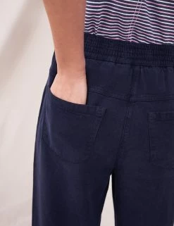 Promo 🎁 White Stuff Cargo Elasticated Waist Tapetred Trousers 🛒 -New In Womens Sales 2022 SD 01 T83 1356 F0 X EC 2