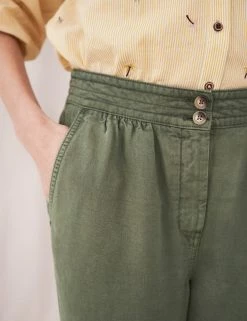 Promo 🎁 White Stuff Cargo Elasticated Waist Tapetred Trousers 🛒 -New In Womens Sales 2022 SD 01 T83 1356 J0 X EC 1