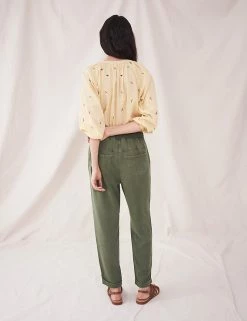 Promo 🎁 White Stuff Cargo Elasticated Waist Tapetred Trousers 🛒 -New In Womens Sales 2022 SD 01 T83 1356 J0 X EC 2