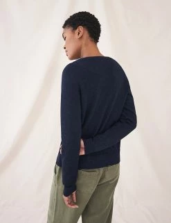 Coupon 🔔 White Stuff Cardigans Pure Organic Cotton Crew Neck Cardigan 👍 -New In Womens Sales 2022 SD 01 T83 1493 F0 X EC 2