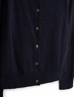 Coupon 🔔 White Stuff Cardigans Pure Organic Cotton Crew Neck Cardigan 👍 -New In Womens Sales 2022 SD 01 T83 1493 F0 X EC 4