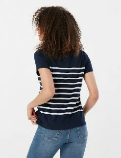 Best Pirce ๐ Joules Women Pure Cotton Striped Round Neck T-Shirt ๐ 9 Best Pirce ๐ Joules Women Pure Cotton Striped Round Neck T-Shirt ๐ -New In Womens Sales 2022 SD 01 T83 2306 ZZ X EC 1