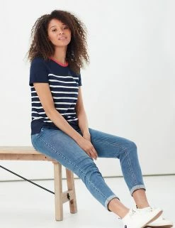 Best Pirce ๐ Joules Women Pure Cotton Striped Round Neck T-Shirt ๐ 10 Best Pirce ๐ Joules Women Pure Cotton Striped Round Neck T-Shirt ๐ -New In Womens Sales 2022 SD 01 T83 2306 ZZ X EC 2