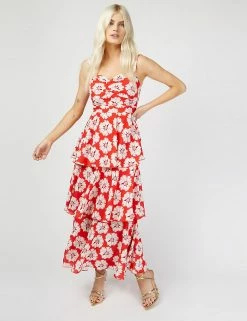 Best reviews of 🌟 Little Mistress X Vogue Williams 👗 Dresses Floral Sleeveless Tiered Midaxi 👗 Dress 🤩 -New In Womens Sales 2022 SD 01 T83 2939 B4 X EC 1