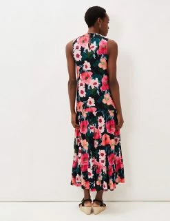 Coupon 👏 Phase Eight 👗 Dresses Floral High Neck Maxi Tiered 👗 Dress 😀 -New In Womens Sales 2022 SD 01 T83 3095 ZZ X EC 1