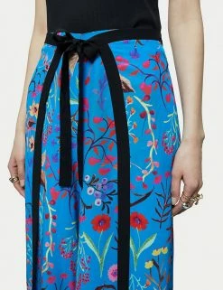 Cheapest ⌛ Jigsaw Trousers Floral Belted Wide Leg Culottes 🤩 -New In Womens Sales 2022 SD 01 T83 3868 E4 X EC 3