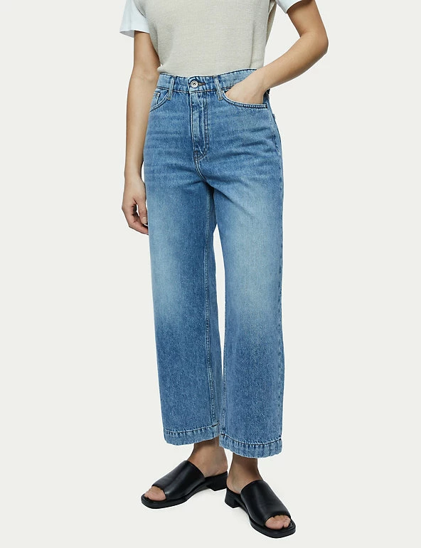 Promo 🎉 Jigsaw Women Wide Leg Cropped 👖 Jeans 💯 1 Promo 🎉 Jigsaw Women Wide Leg Cropped 👖 Jeans 💯