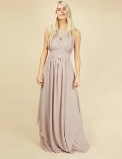 Hot Sale ⭐ Little Mistress 👗 Dresses Round Neck Pleated Maxi Waisted 👗 Dress 🌟 -New In Womens Sales 2022 SD 01 T83 3992 MG X EC 0