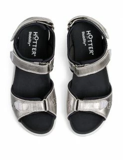 Best Pirce 😍 Hotter Walk II Leather Ankle Strap Riptape 🩴 Sandals 😀 -New In Womens Sales 2022 SD 01 T83 4793 VF X EC 90