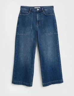 Top 10 🔔 White Stuff Women Cotton Rich Wide Leg Cropped 👖 Jeans 🛒 -New In Womens Sales 2022 SD 01 T83 5194 GJ X EC 90