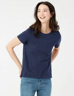 Promo 👍 Joules Women Pure Cotton Crew Neck T-Shirt 🌟