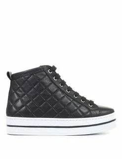 Hot Sale 🛒 Jones Bootmaker Leather Lace Up High Top Trainers 🔥