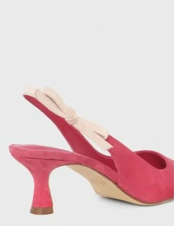 New 🎉 HOBBS Suede Stiletto Heel Pointed Slingback 👟 Shoes 🌟 -New In Womens Sales 2022 SD 01 T83 6525 A0 X EC 4