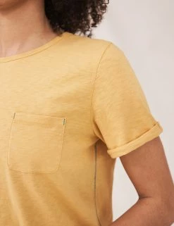 New 🎉 White Stuff Women Pure Cotton Crew Neck T-Shirt ⭐ -New In Womens Sales 2022 SD 01 T83 6725 R0 X EC 2