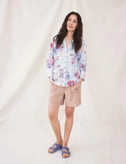 Brand new 🔥 White Stuff 👚 Shirts & Blouses Pure Cotton Floral Long Sleeve 👚 Shirt 💯