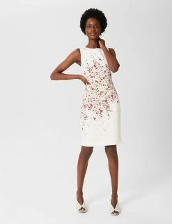 Brand new 😍 HOBBS 👗 Dresses Cotton Rich Floral Sleeveless Shift 👗 Dress 🌟