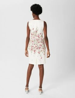 Brand new 😍 HOBBS 👗 Dresses Cotton Rich Floral Sleeveless Shift 👗 Dress 🌟 -New In Womens Sales 2022 SD 01 T83 7984 ZZ X EC 2