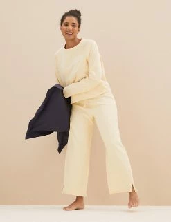 Budget 👍 M&S Collection Loungewear Pure Cotton Cool Comfort™ Lounge Set ✨ -New In Womens Sales 2022 SD 02 T37 1208J QD X EC 0