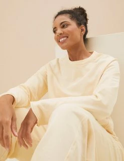 Budget 👍 M&S Collection Loungewear Pure Cotton Cool Comfort™ Lounge Set ✨ -New In Womens Sales 2022 SD 02 T37 1208J QD X EC 1