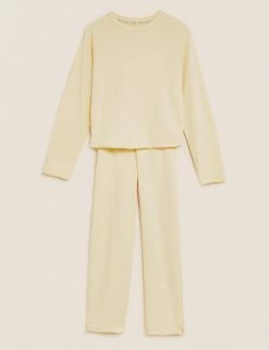 Budget 👍 M&S Collection Loungewear Pure Cotton Cool Comfort™ Lounge Set ✨ -New In Womens Sales 2022 SD 02 T37 1208J QD X EC 90