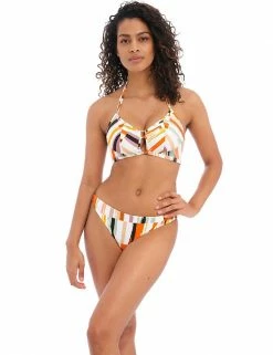 Discount ❤️ Freya 👙 Bikinis Shell Island Padded Triangle 👙 Bikini Top 😀 -New In Womens Sales 2022 SD 10 T13 1006 ZZ X EC 1