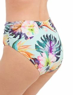 New 🌟 Fantasie 👙 Bikinis Paradiso Floral High Waisted 👙 Bikini Bottoms 😀 -New In Womens Sales 2022 SD 10 T13 2613 E4 X EC 3