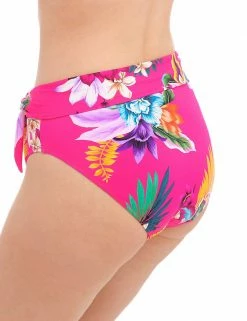 Cheap ⭐ Fantasie 👙 Bikinis Halkidiki Floral Print High Waisted 👙 Bikini Bottoms 😍 -New In Womens Sales 2022 SD 10 T13 2616 A4 X EC 3