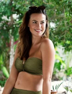 Best Pirce 😍 Fantasie 👙 Bikinis Beach Waves Wired Padded Bandeau 👙 Bikini Top ⭐ -New In Womens Sales 2022 SD 10 T13 2667 JR X EC 4