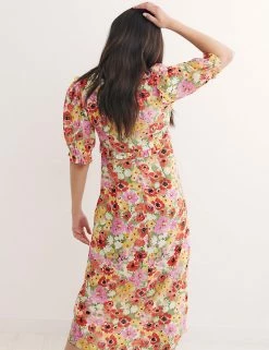 Hot Sale 🤩 Nobody's Child 👗 Dresses Ditsy Floral Frill Detail Midi Tea 👗 Dress 🎉 -New In Womens Sales 2022 SD 10 T82 1251 ZZ X EC 2