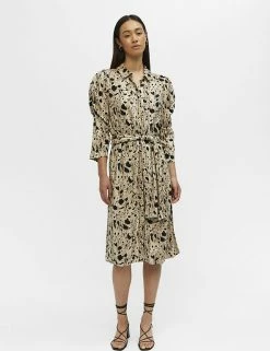 Brand new βοΈ OBJECT π Dresses Printed 3/4 Sleeve Knee Length π Shirt π Dress π