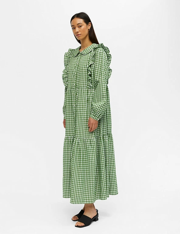 Brand new ⭐ OBJECT 👗 Dresses Gingham Midaxi 👕 Shirt 👗 Dress 🥰 3 Brand new ⭐ OBJECT 👗 Dresses Gingham Midaxi 👕 Shirt 👗 Dress 🥰 - Image 3