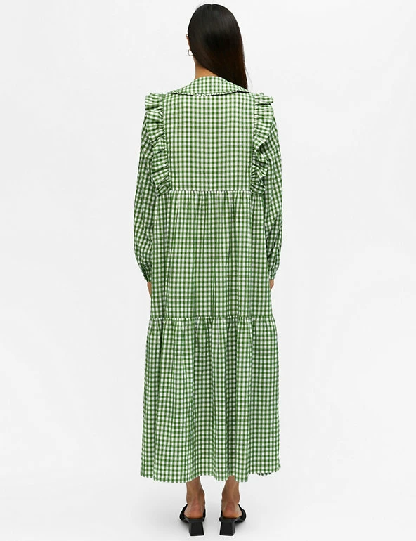 Brand new ⭐ OBJECT 👗 Dresses Gingham Midaxi 👕 Shirt 👗 Dress 🥰 4 Brand new ⭐ OBJECT 👗 Dresses Gingham Midaxi 👕 Shirt 👗 Dress 🥰 - Image 4