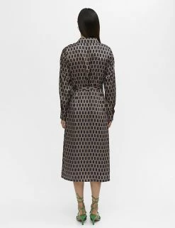 Best Sale 🎉 OBJECT 👗 Dresses Geometric Midaxi Wrap 👗 Dress 🎁 -New In Womens Sales 2022 SD 10 T82 4718 Y4 X EC 2