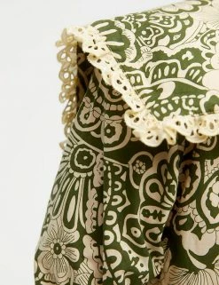 Flash Sale 🎁 OBJECT 👗 Dresses Pure Cotton Printed Collared 👕 Shirt 👗 Dress 🔔 -New In Womens Sales 2022 SD 10 T82 4719 L4 X EC 3