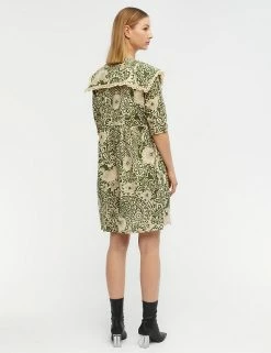 Flash Sale 🎁 OBJECT 👗 Dresses Pure Cotton Printed Collared 👕 Shirt 👗 Dress 🔔 -New In Womens Sales 2022 SD 10 T82 4719 L4 X EC 4