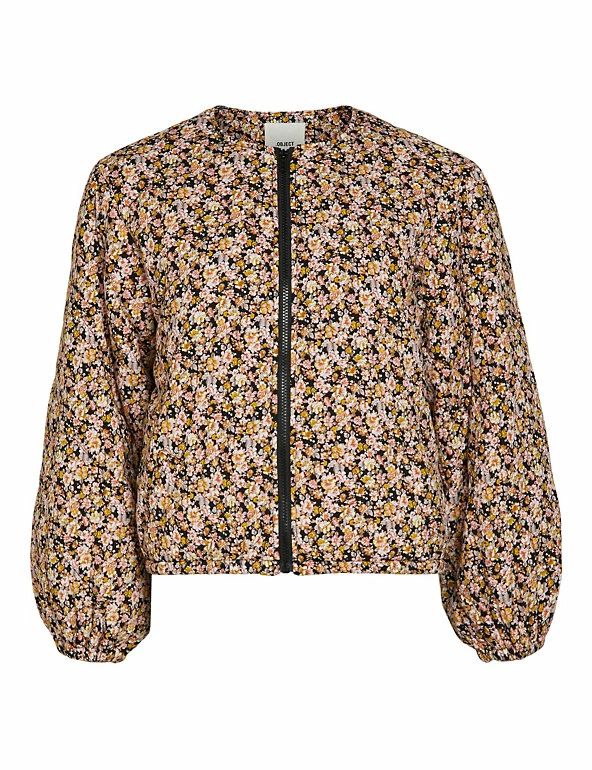 Best reviews of 🥰 OBJECT 🧥 Coats & Jackets Floral Collarless Bomber Jacket 😉 2 Best reviews of 🥰 OBJECT 🧥 Coats & Jackets Floral Collarless Bomber Jacket 😉 - Image 2