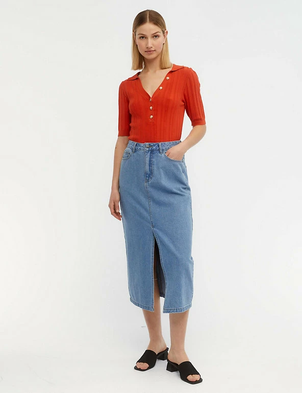 Coupon ✔️ OBJECT 👗 Skirts Denim Midi 👗 Skirt 💯 1 Coupon ✔️ OBJECT 👗 Skirts Denim Midi 👗 Skirt 💯