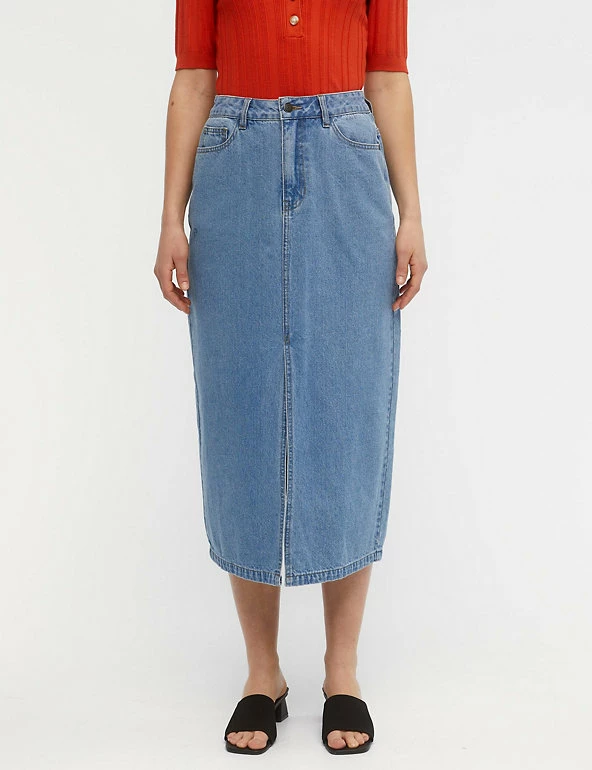 Coupon ✔️ OBJECT 👗 Skirts Denim Midi 👗 Skirt 💯 3 Coupon ✔️ OBJECT 👗 Skirts Denim Midi 👗 Skirt 💯 - Image 3