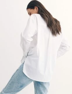 Wholesale 🎁 Nobody's Child 👕 Shirts & Blouses Organic Cotton Relaxed Long Sleeve 👕 Shirt 🥰 -New In Womens Sales 2022 SD 10 T82 4802 Z0 X EC 2