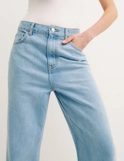 Best deal 😉 Nobody's Child High Waisted Wide Leg 👖 Jeans ⌛ -New In Womens Sales 2022 SD 10 T82 4805 E0 X EC 5