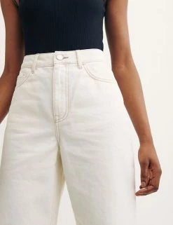 Budget 🎁 Nobody's Child Women High Waisted Wide Leg 👖 Jeans 🔥 -New In Womens Sales 2022 SD 10 T82 4806 K0 X EC 3