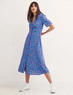 Coupon ⌛ Nobody's Child 👗 Dresses Strawberry Print Midi 👕 Shirt 👗 Dress 👍